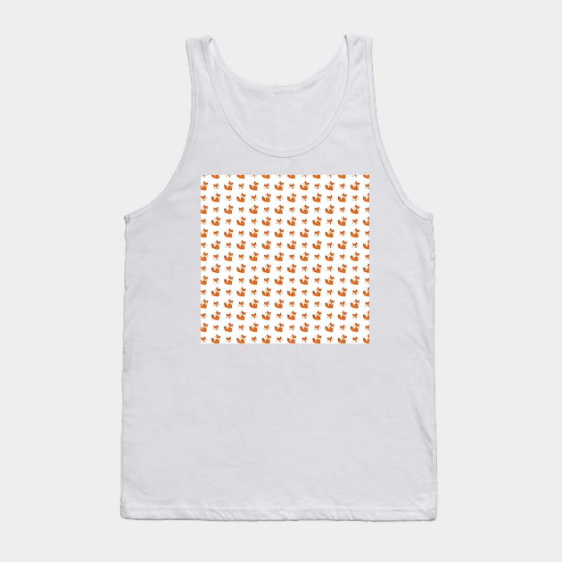 Red foxes pattern Tank Top by bigmoments